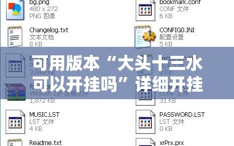可用版本“大头十三水可以开挂吗”详细开挂玩法