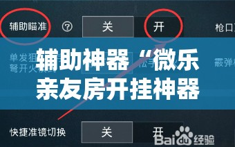 辅助神器“微乐亲友房开挂神器”详细开挂玩法