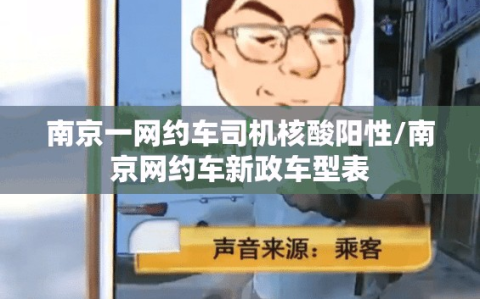 南京一网约车司机核酸阳性/南京网约车新政车型表