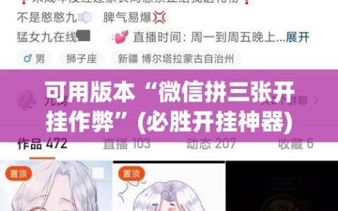 可用版本“微信拼三张开挂作弊”(必胜开挂神器)