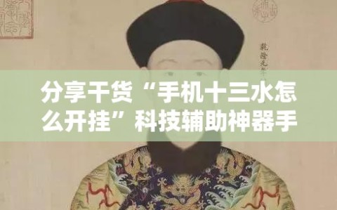 分享干货“手机十三水怎么开挂”科技辅助神器手机版教程