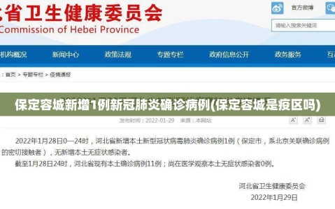 保定容城新增1例新冠肺炎确诊病例(保定容城是疫区吗)