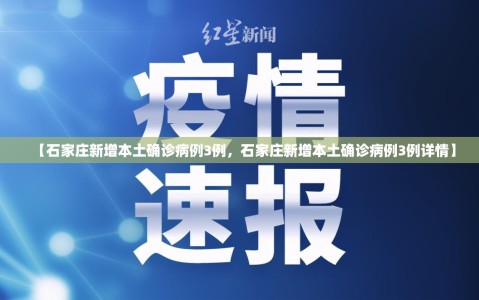 【石家庄新增本土确诊病例3例，石家庄新增本土确诊病例3例详情】