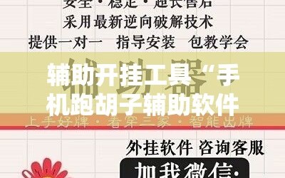 辅助开挂工具“手机跑胡子辅助软件开挂”详细开挂玩法