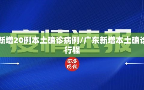 广东新增20例本土确诊病例/广东新增本土确诊病例行程
