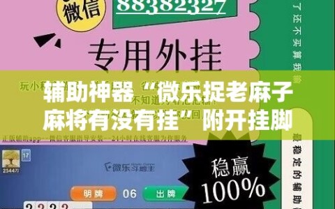 辅助神器“微乐捉老麻子麻将有没有挂”附开挂脚本详细教程