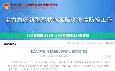 31省新增确诊13例/31省新增确诊31例新闻