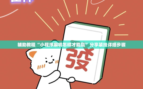 辅助教程“小程序麻将怎样才能赢”分享装挂详细步骤