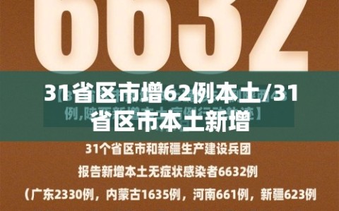 31省区市增62例本土/31省区市本土新增