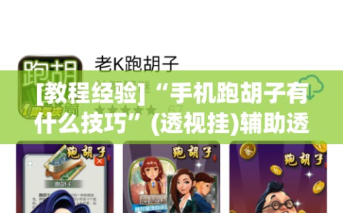 [教程经验]“手机跑胡子有什么技巧”(透视挂)辅助透视教程