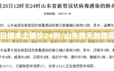 山东昨日增本土确诊24例/山东昨天新增冠状病毒