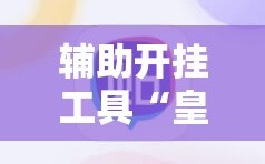 辅助开挂工具“皇冠十三水开挂下载”科技辅助神器手机版教程