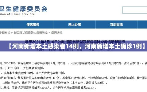 【河南新增本土感染者14例，河南新增本土确诊1例】