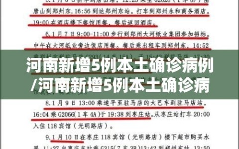 河南新增5例本土确诊病例/河南新增5例本土确诊病例详情