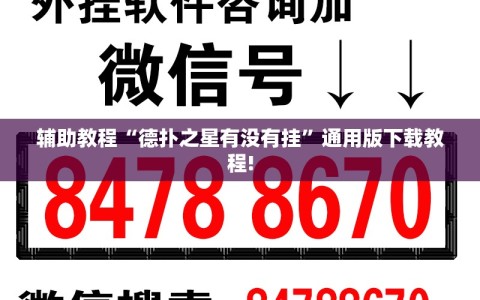 辅助教程“德扑之星有没有挂”通用版下载教程!