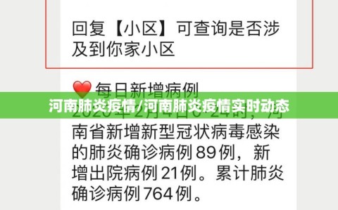 河南肺炎疫情/河南肺炎疫情实时动态