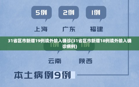 31省区市新增19例境外输入确诊(31省区市新增18例境外输入确诊病例)