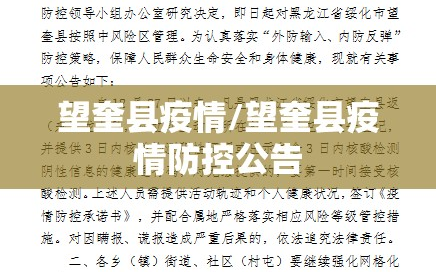 望奎县疫情/望奎县疫情防控公告