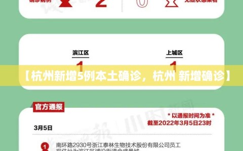 【杭州新增5例本土确诊，杭州 新增确诊】