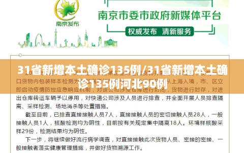 31省新增本土确诊135例/31省新增本土确诊135例河北90例