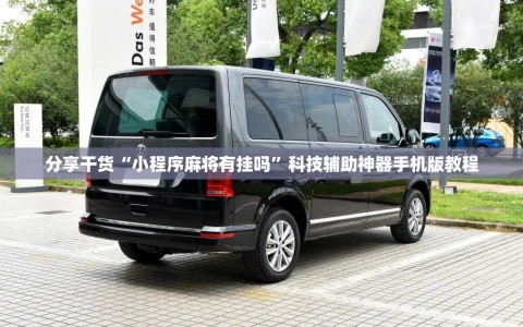 分享干货“小程序麻将有挂吗”科技辅助神器手机版教程