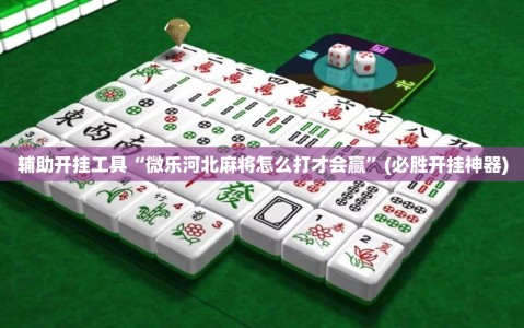 辅助开挂工具“微乐河北麻将怎么打才会赢”(必胜开挂神器)
