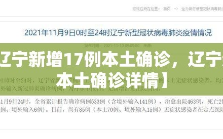 【辽宁新增17例本土确诊，辽宁新增本土确诊详情】