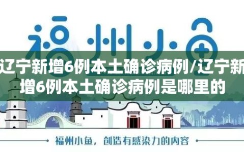 辽宁新增6例本土确诊病例/辽宁新增6例本土确诊病例是哪里的