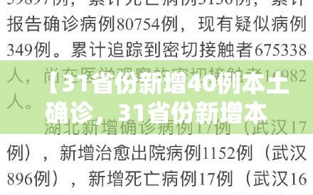 【31省份新增40例本土确诊，31省份新增本土确诊42例】