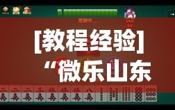 [教程经验]“微乐山东麻将免费挂”开挂(透视)辅助神器