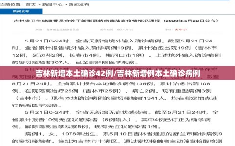 吉林新增本土确诊42例/吉林新增例本土确诊病例