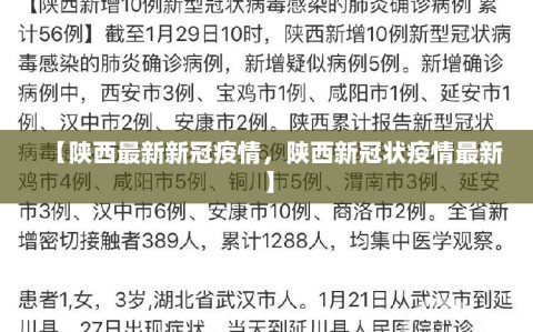 【陕西最新新冠疫情，陕西新冠状疫情最新】