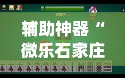 辅助神器“微乐石家庄麻将有挂吗”开挂(透视)辅助神器