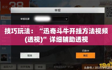 技巧玩法：“迅奇斗牛开挂方法视频(透视)”详细辅助透视