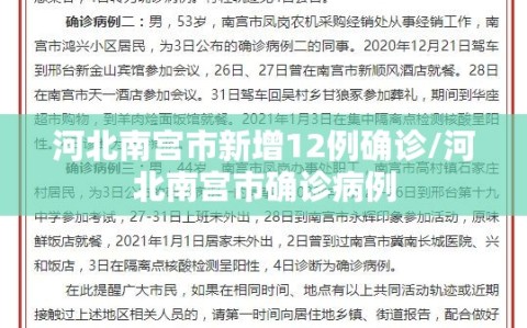 河北南宫市新增12例确诊/河北南宫市确诊病例