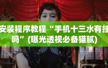 安装程序教程“手机十三水有挂吗”(曝光透视必备猫腻)