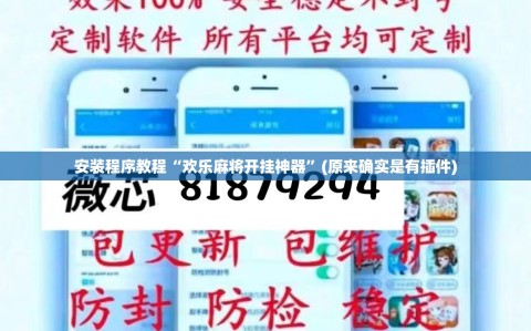 安装程序教程“欢乐麻将开挂神器”(原来确实是有插件)