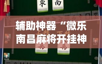 辅助神器“微乐南昌麻将开挂神器下载”(原来确实是有插件)