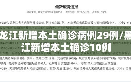 黑龙江新增本土确诊病例29例/黑龙江新增本土确诊10例
