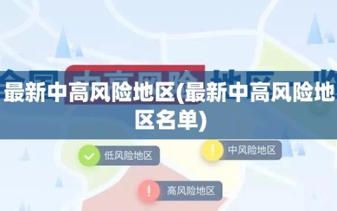 最新中高风险地区(最新中高风险地区名单)