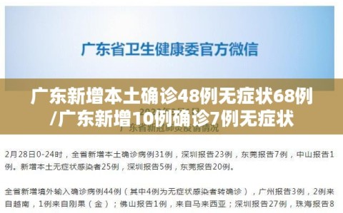 广东新增本土确诊48例无症状68例/广东新增10例确诊7例无症状
