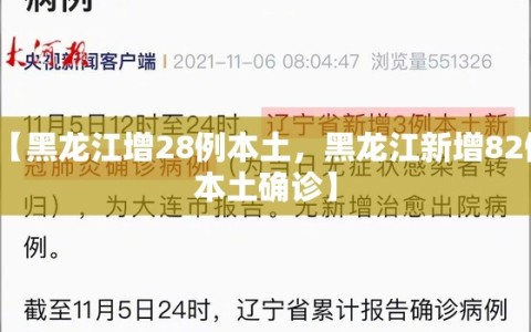 【黑龙江增28例本土，黑龙江新增82例本土确诊】