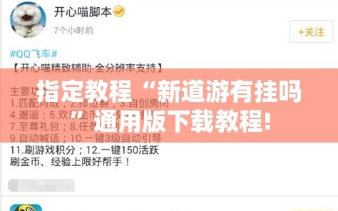 指定教程“新道游有挂吗”通用版下载教程!
