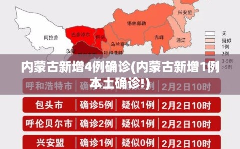 内蒙古新增4例确诊(内蒙古新增1例本土确诊!)