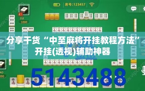 分享干货“中至麻将开挂教程方法”开挂(透视)辅助神器