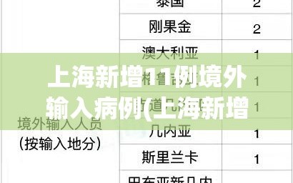 上海新增11例境外输入病例(上海新增境外输入确诊病例4例)
