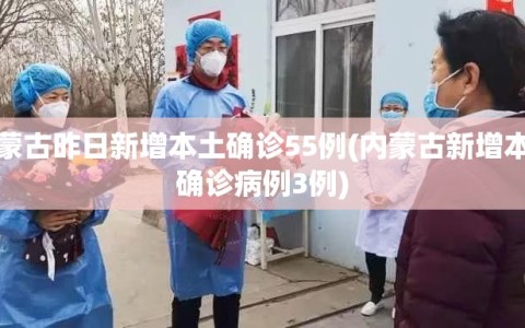 内蒙古昨日新增本土确诊55例(内蒙古新增本土确诊病例3例)