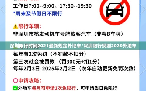 深圳限行时间2021最新规定外地车/深圳限行规则2020外地车