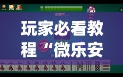 玩家必看教程“微乐安徽麻将怎么开挂吗”开挂(透视)辅助神器