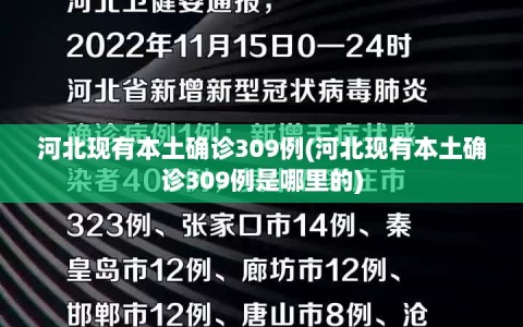 河北现有本土确诊309例(河北现有本土确诊309例是哪里的)